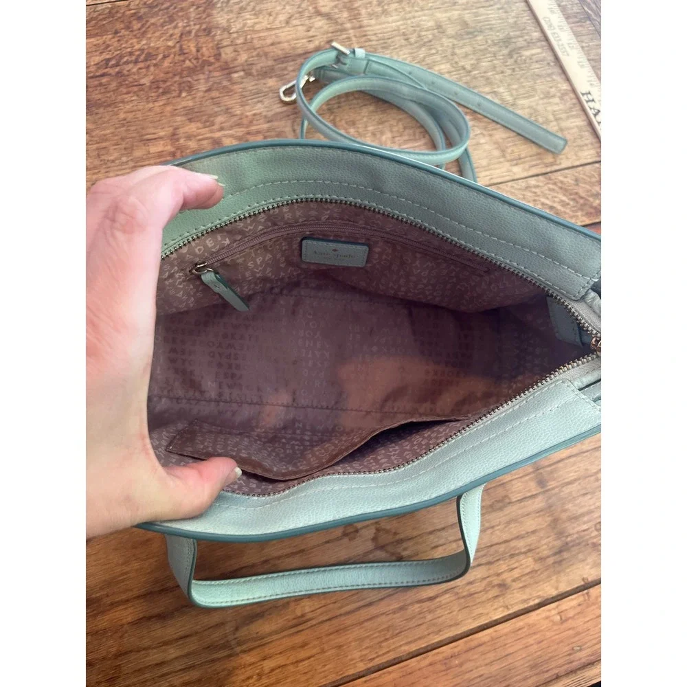 Kate Spade Patterson Drive Geraldine satchel Misty Mint leather purse New York